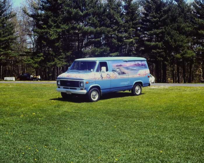 Blue Van Circa 1975