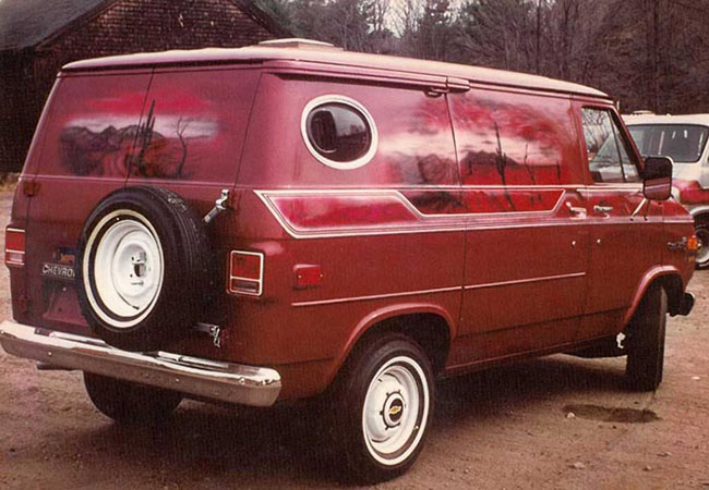 Custom Airbrushed Van 1975