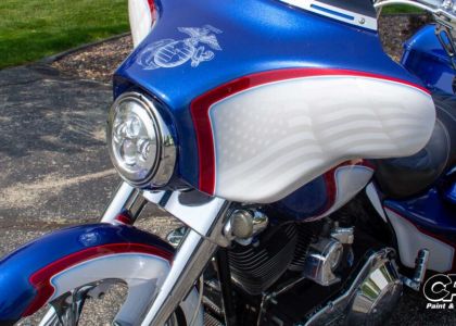 USMC Themed Motorcycle
