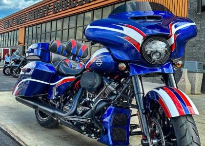 Patriotic Custom Motorcycle