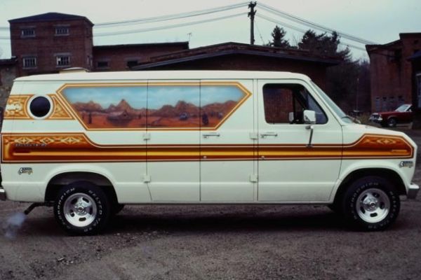 Airbrushed Conversion Van 1975