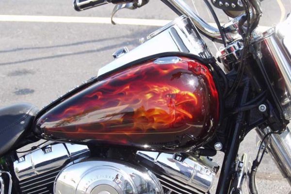 Custom Motorcycle Paint for Dealerships 2000